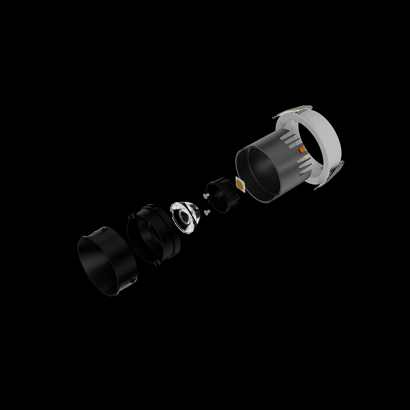 Downlight Glass Material Detail