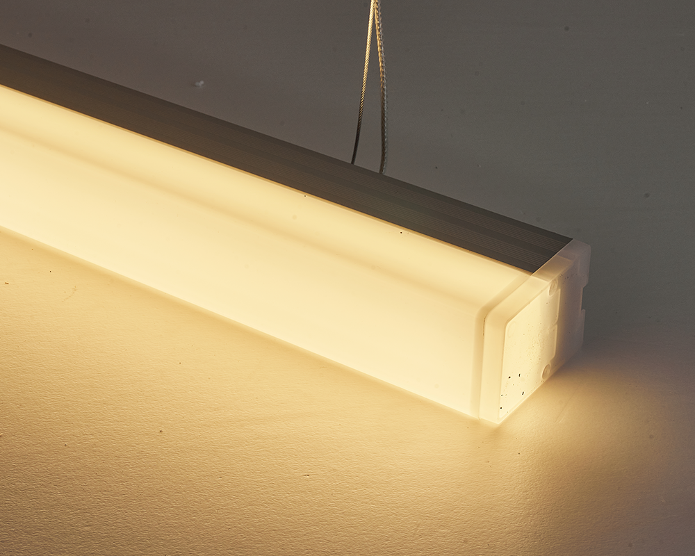 LED Linear Light Glass Material Detail
