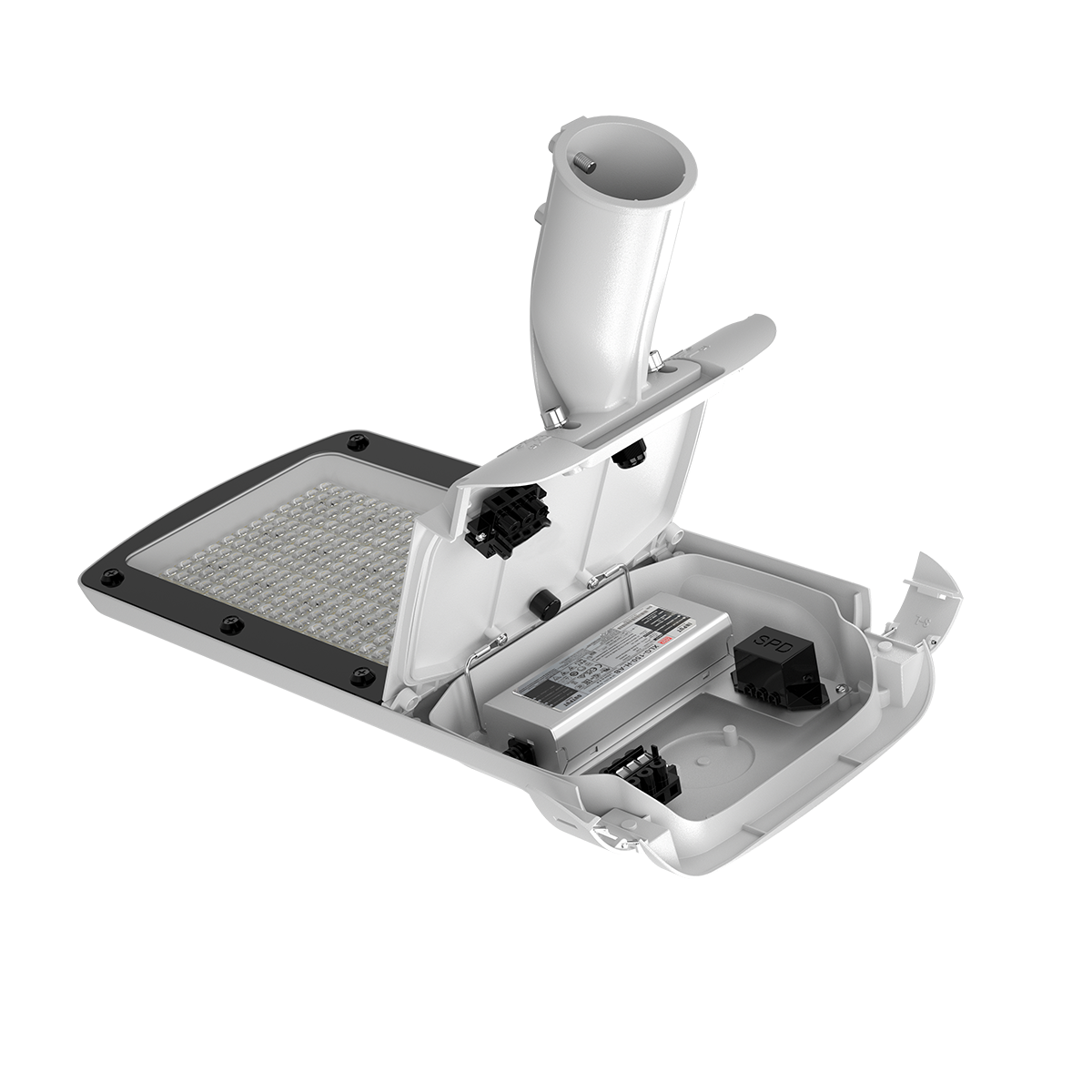 LED Street Light Glass Material Detail